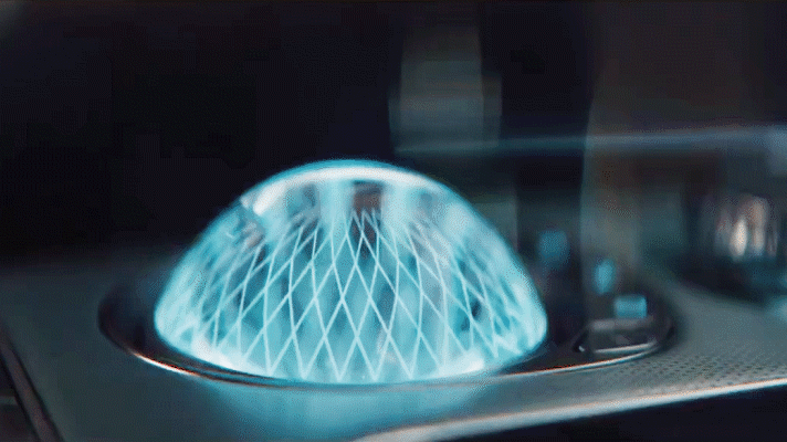 Crystal sphere rotation alerts you to drivable status