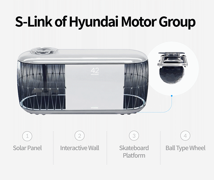 Autonomous driving PBV S-Link unveiled by Hyundai Motor Group
