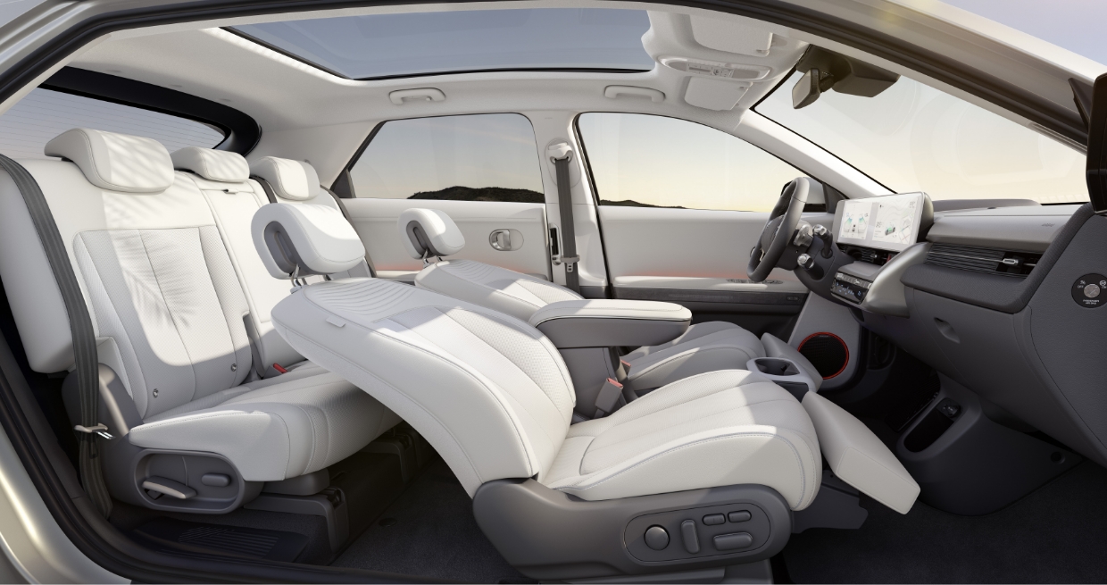 Interior space of Hyundai’s IONIQ 5