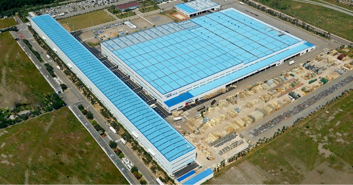 Hyundai Partecs factory seen from the sky