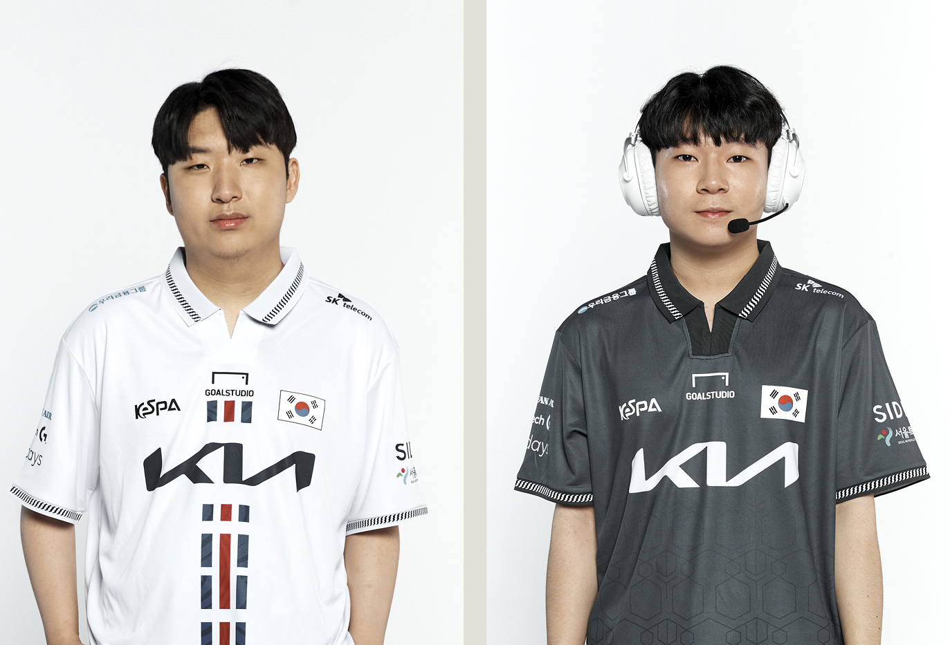 기아 로고가 새겨진 공식 유니폼을 입은 국가대표 프로필 사진