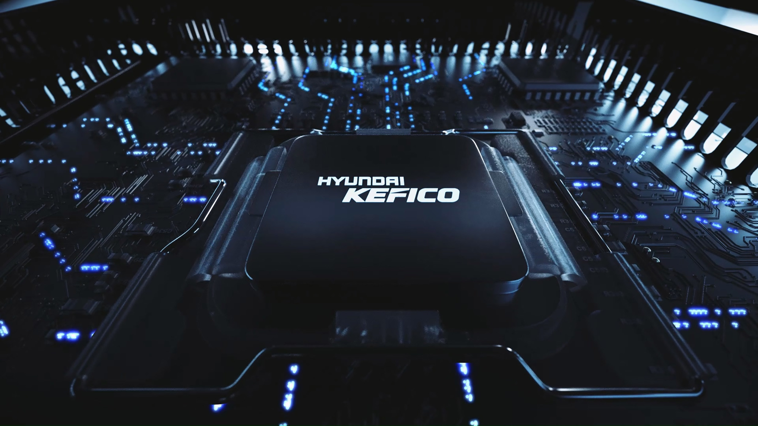 the appearance of semiconductor chips