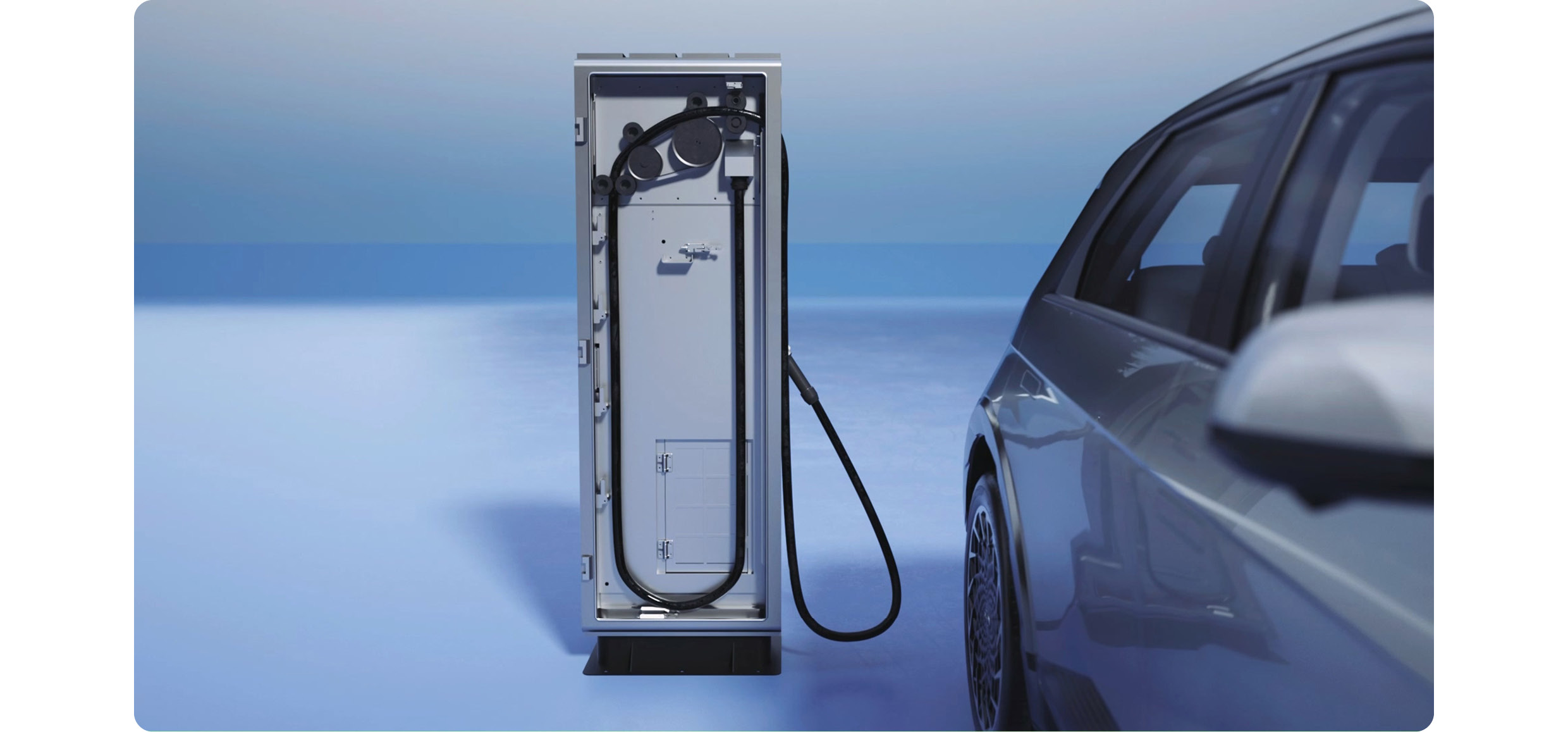 electric car chargers and electric cars