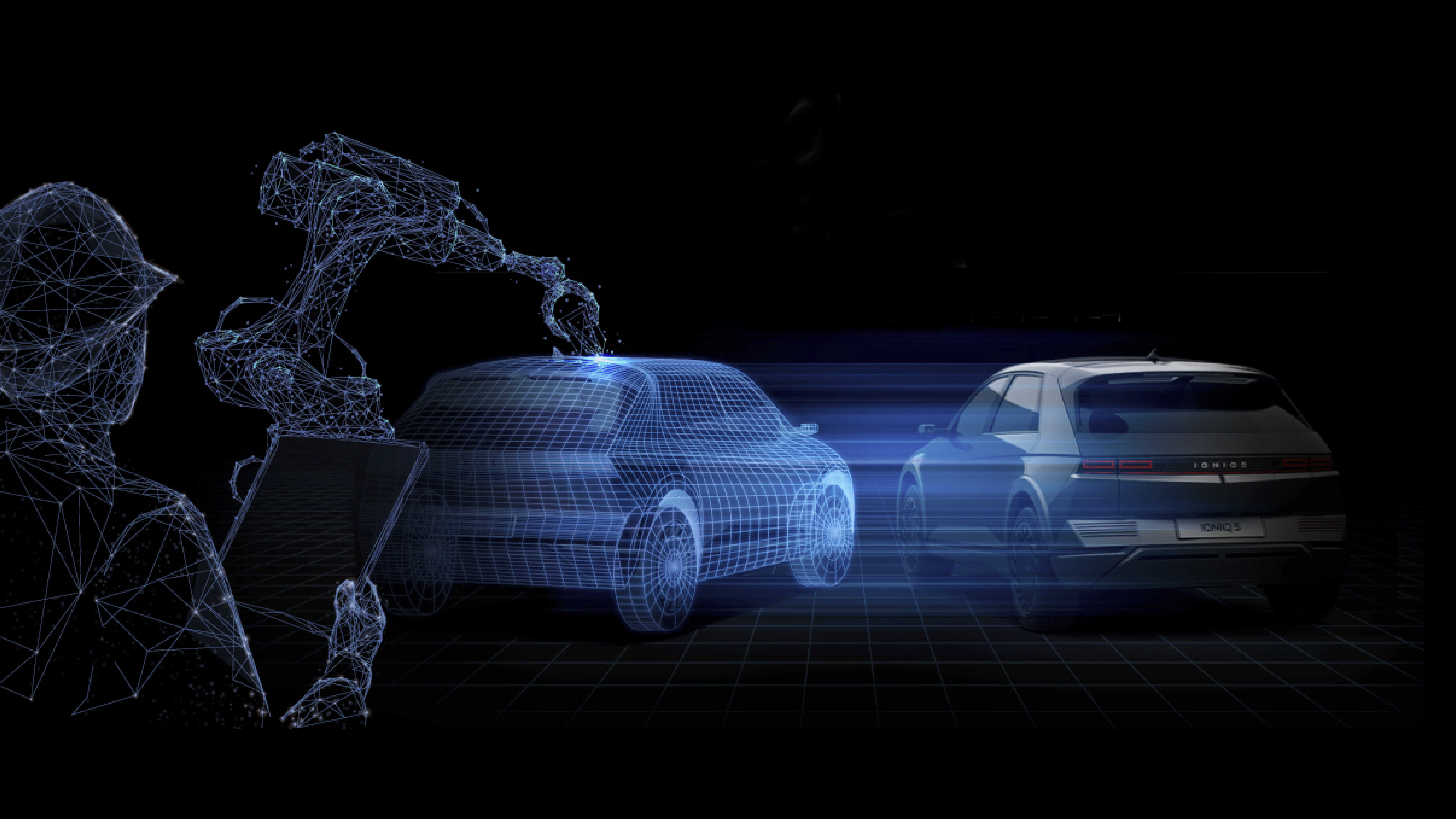 Graphics representing mobility manufacturing technology