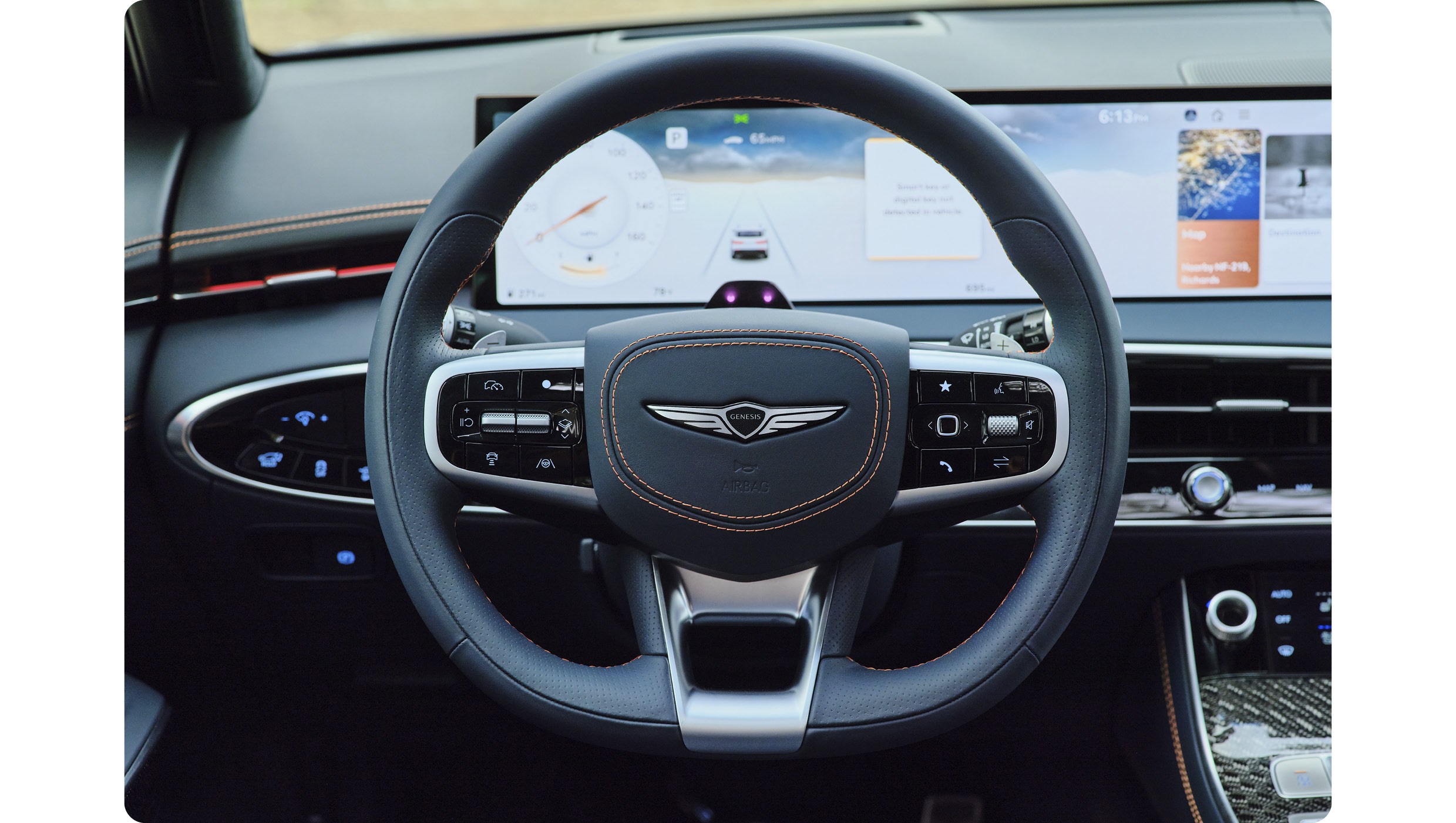 Interacting with the car while driving