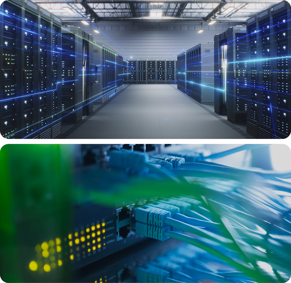 통신 장비와 데이터 센터