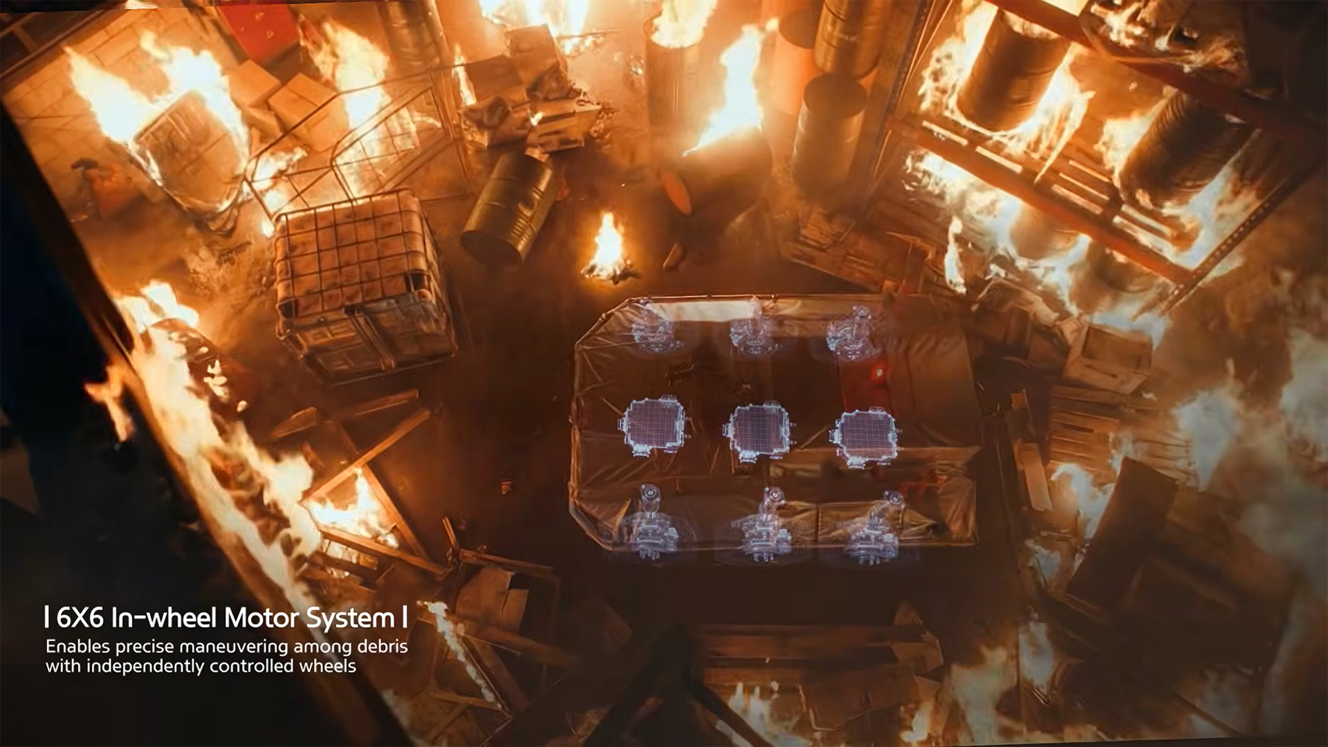 6X6 In-wheel Motor System