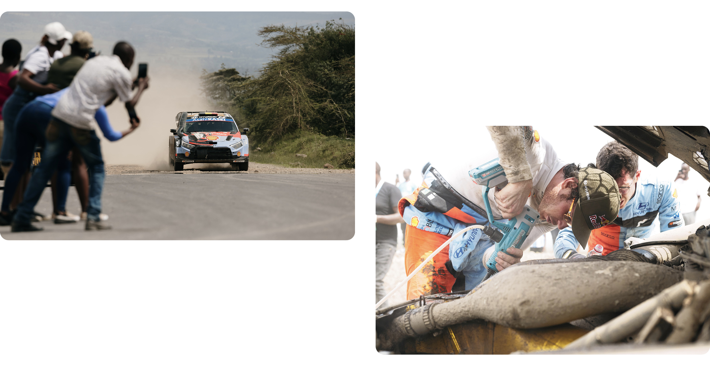 i20N Rally Car Running Safari Rally