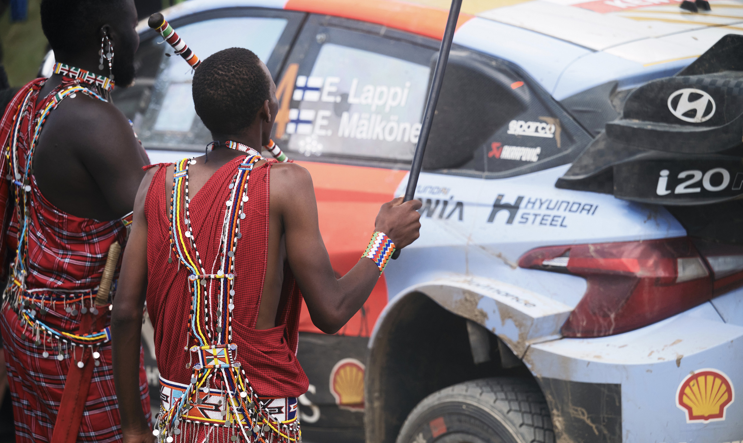 i20 Rally Car Driving Scene