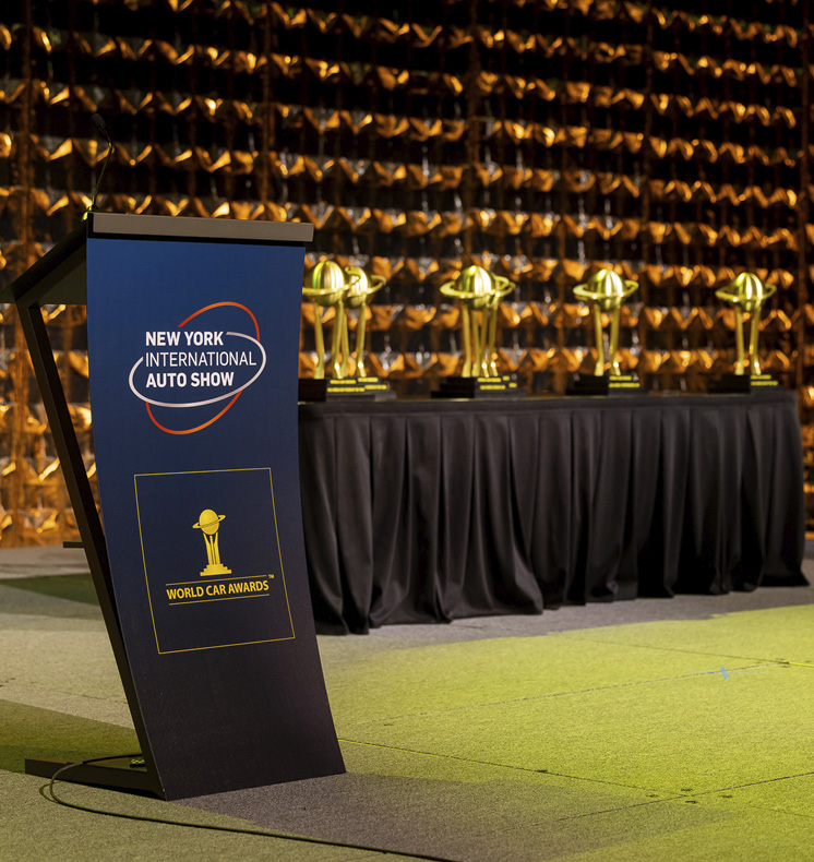 월드카 어워즈 현장의 모습