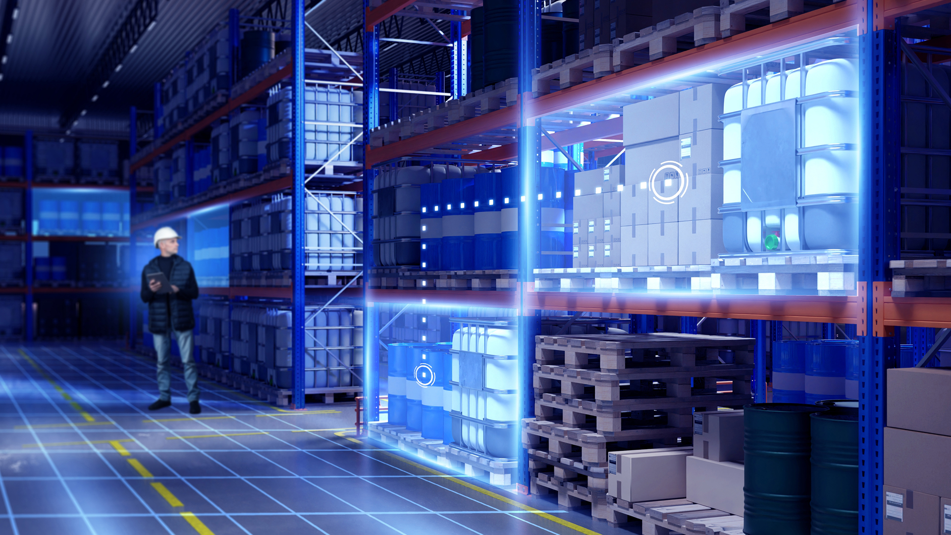 AI 기반의 작업장을 예상한 이미지