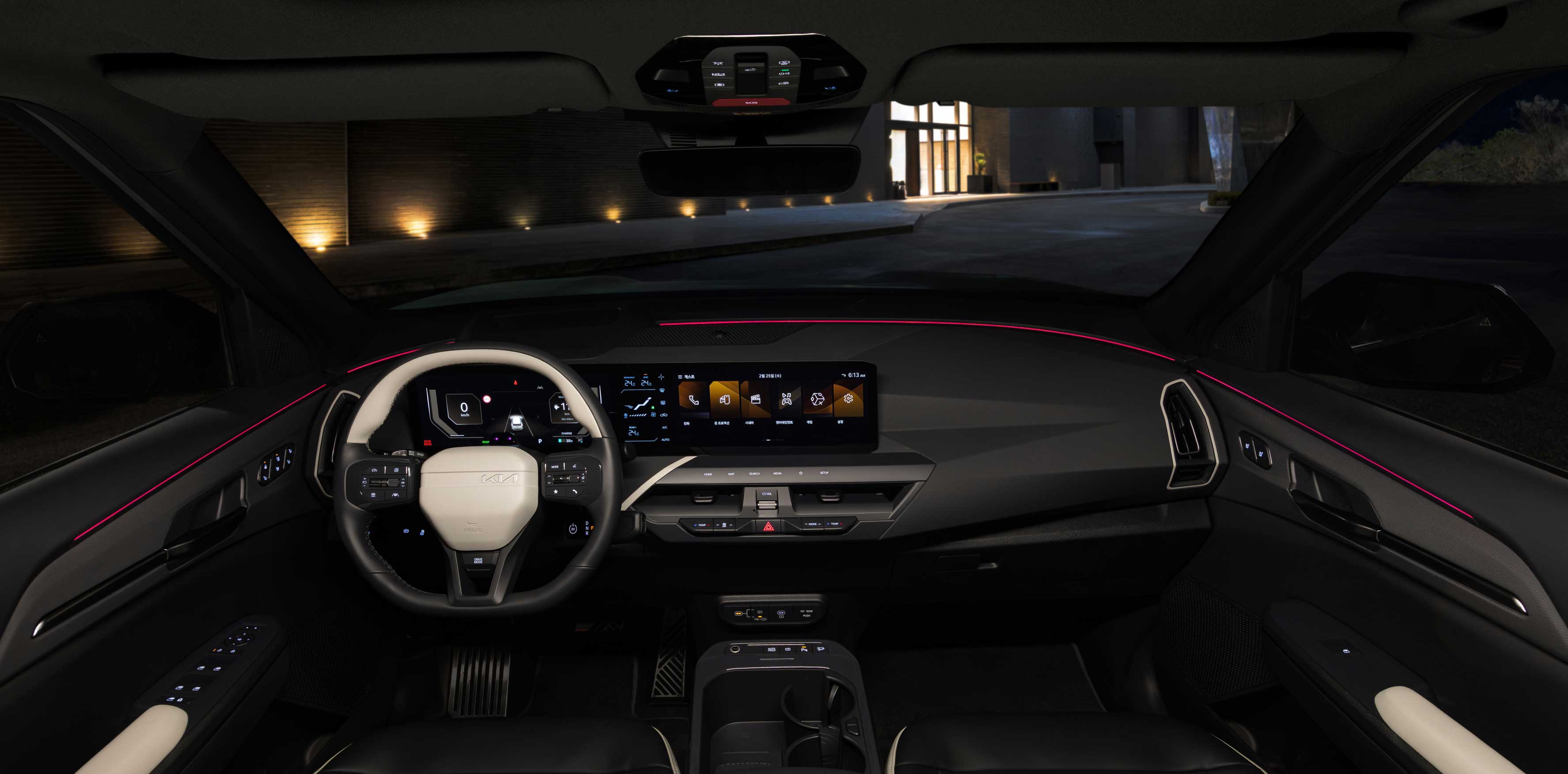 EV5 GT-line 내부 앞좌석 대시보드