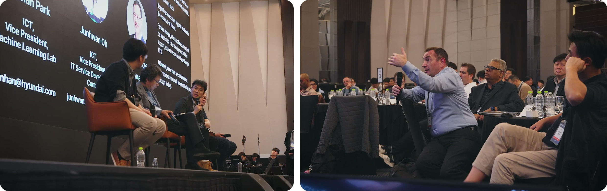 격의없이 토론하는 행사 참여자들 모습