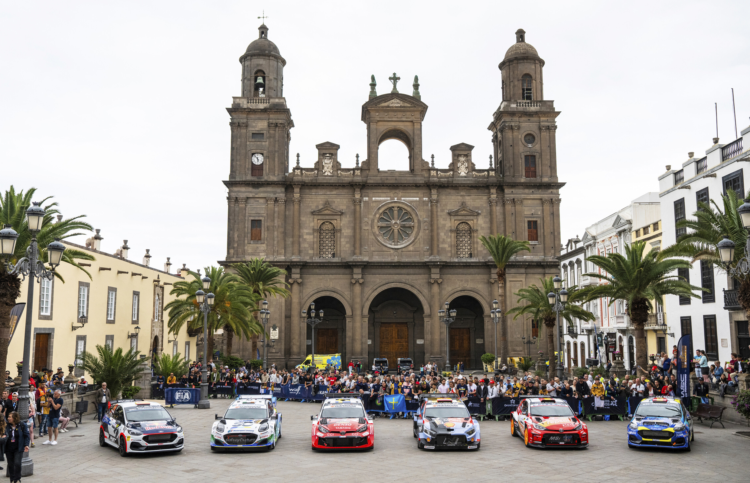 WRC 출전 차량들