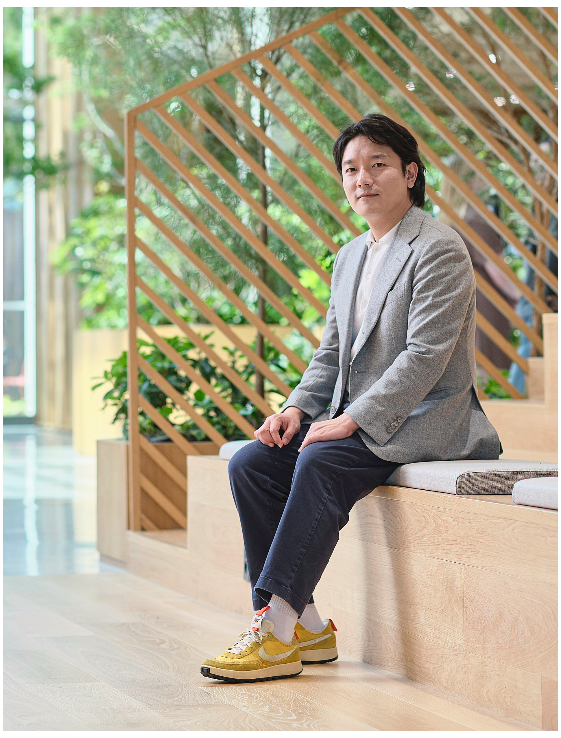 인터뷰 중인 경영지원본부 비즈니스지원전략팀 이동욱 책임매니저