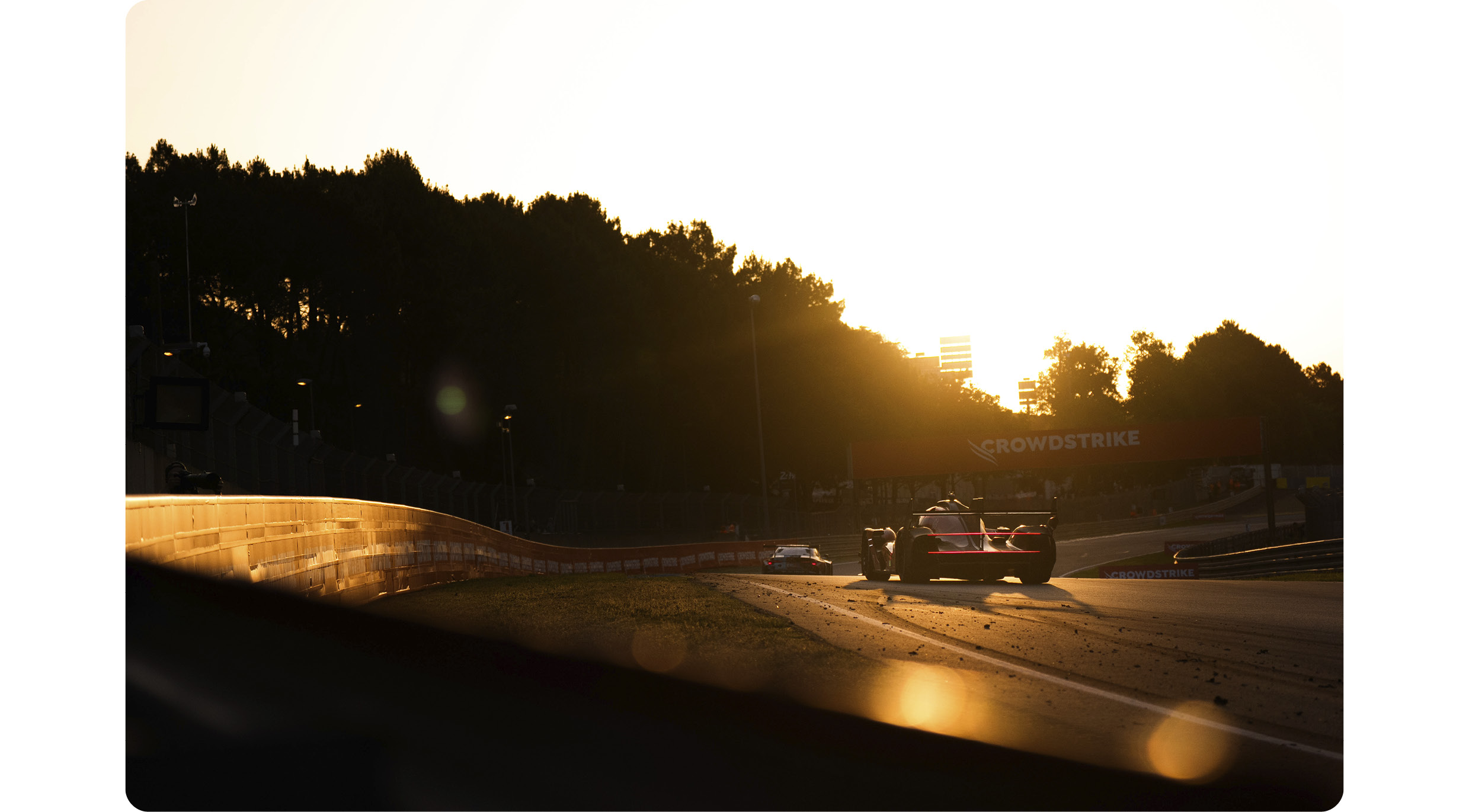 Genesis's hypercar running on Circuit de la Sarthe