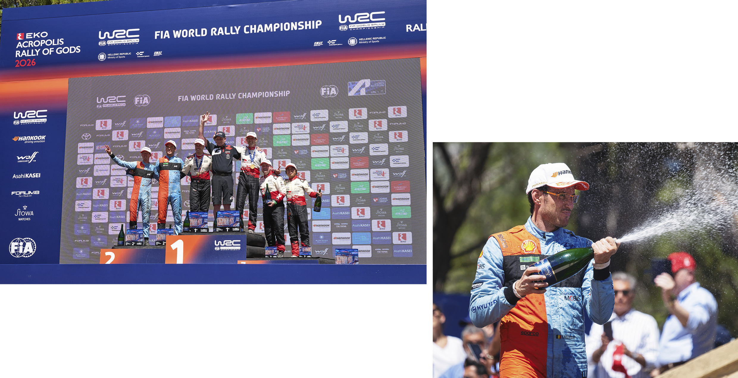 WRC Round 8 Podium