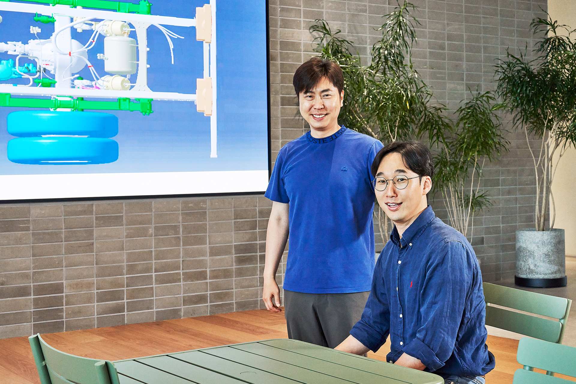Kim Hyun-chol and Oh Jeong-taek