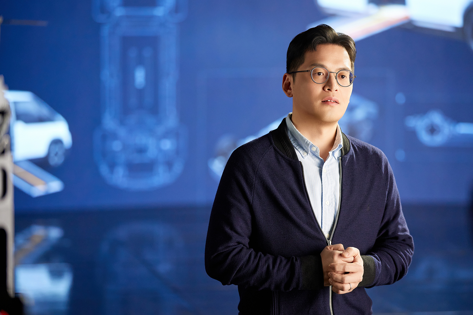 Han Jeong-ho during an interview