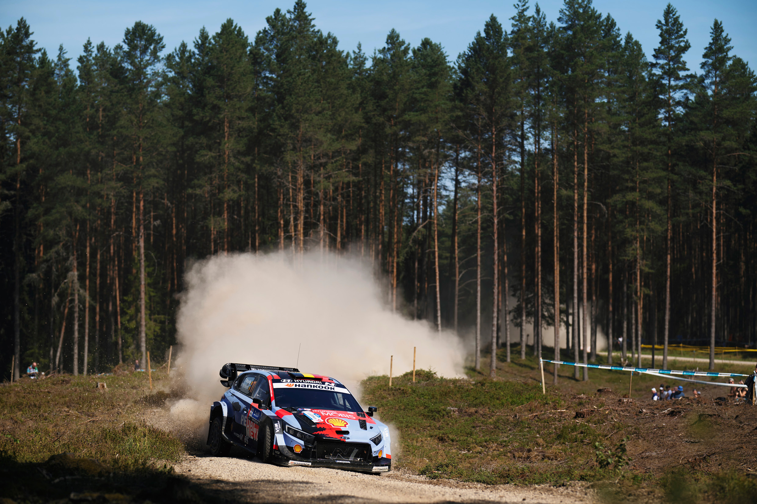 i20 N Rally1 Run on the gravel