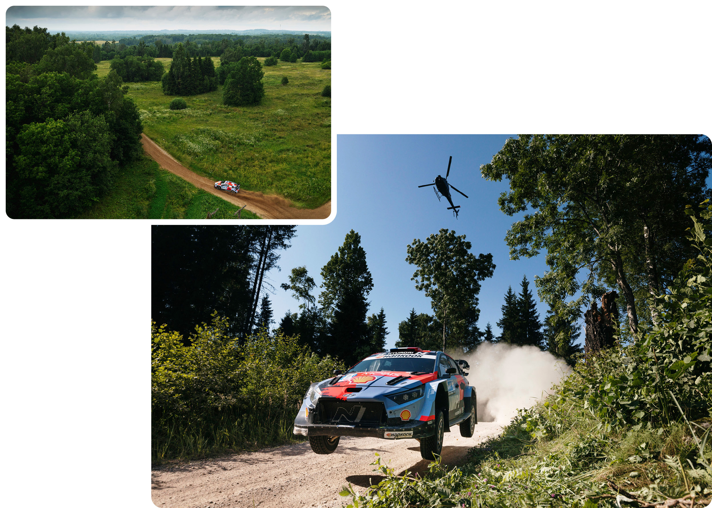 i20 N Rally1 Run on the gravel
