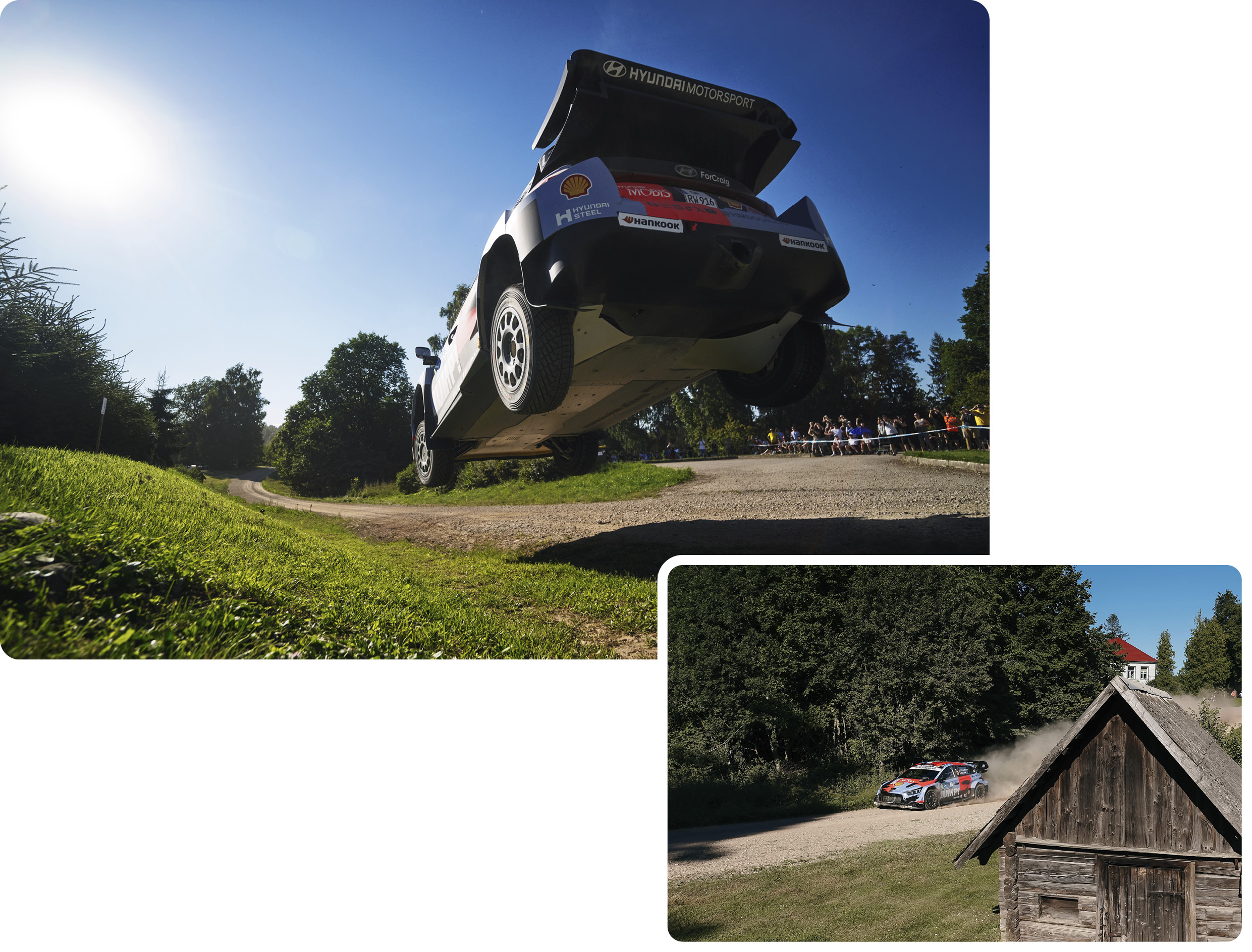 i20 N Rally1 is running on gravel