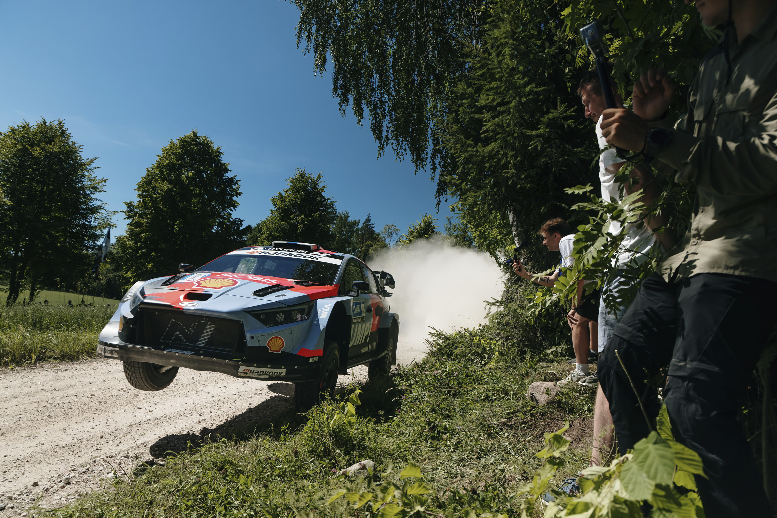 i20 N Rally1 is running on gravel