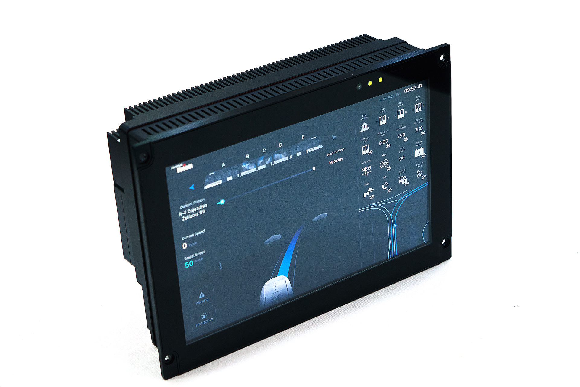 GPS, 3D 라이다 센서, 전방향 카메라의 정보를 종합해 판단 결과를 관제로 보내는 현대로템의 ‘AI 모듈+NVIDIA’