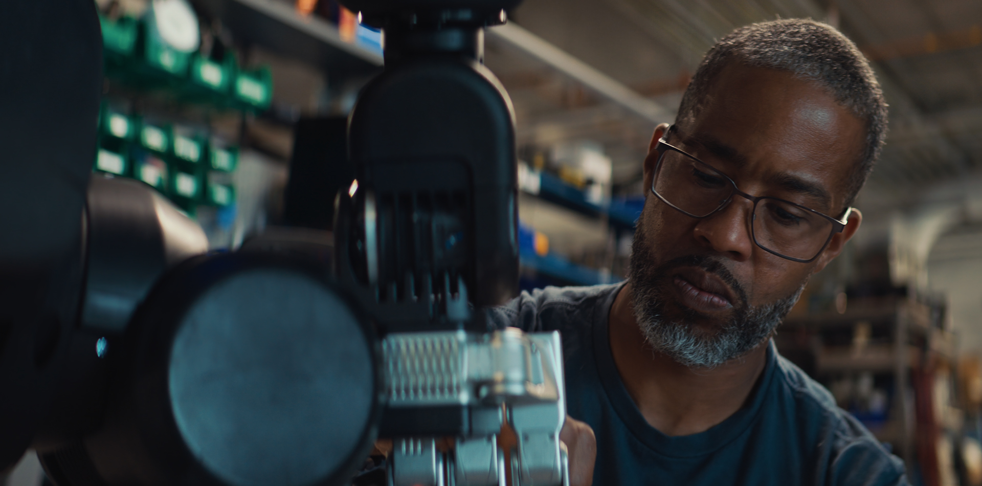 Boston Dynamics team member developing a robot