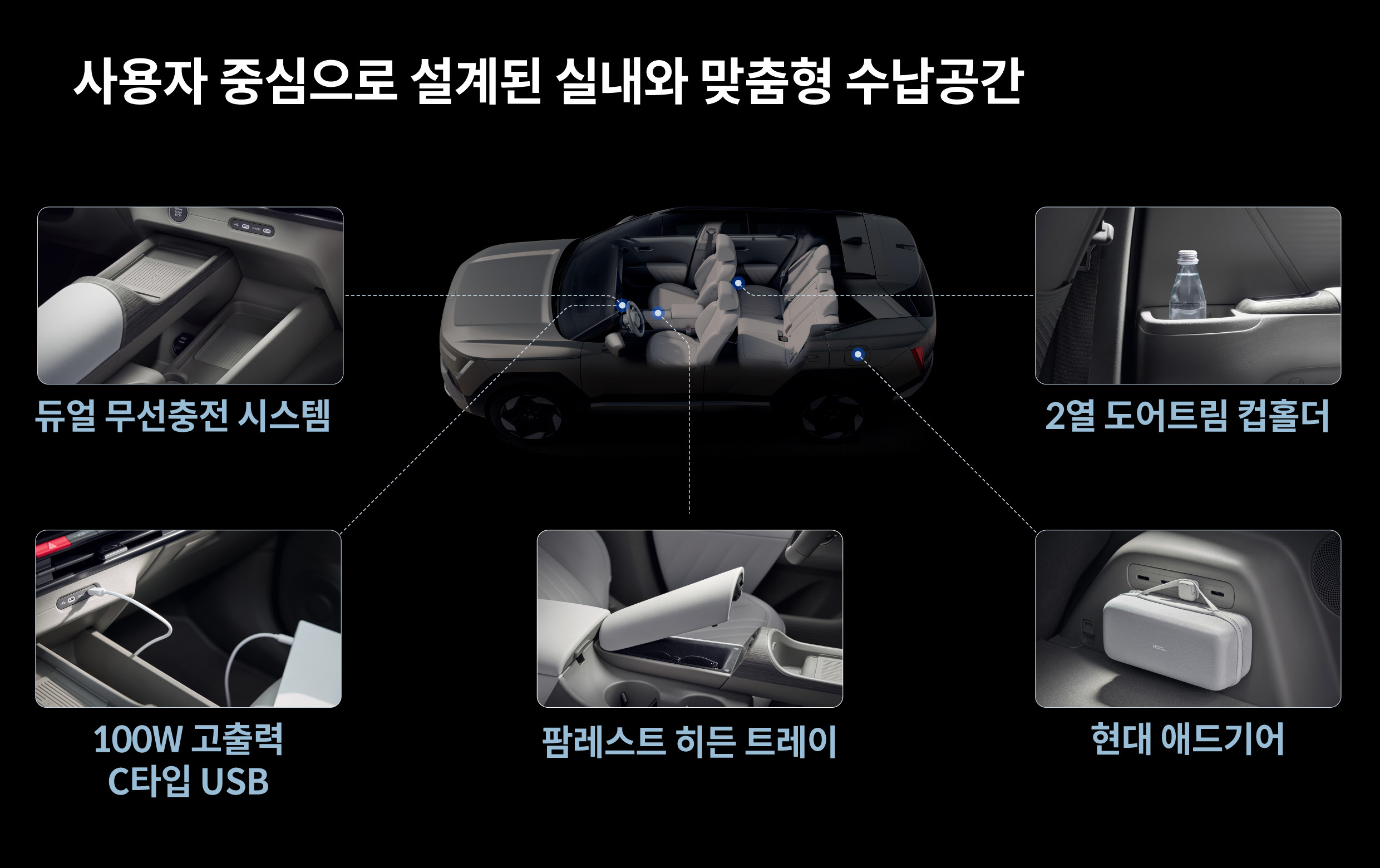 디 올 뉴 투싼 수납공간
