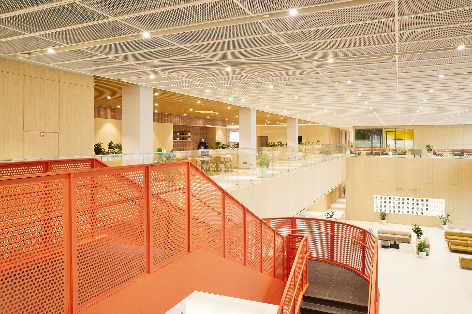 Lobby of Hyundai Motor India's Pune Plant